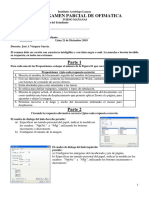 Examen Parcial OFIMATICAt Diciembre 2018