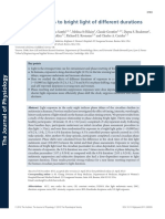 Human Responses To Bright Light of Different Durations