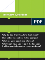 Interview Questions