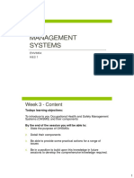 Management Systems: Week 3 - Content