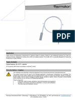 Datasheet: Cable Temperature Sensor