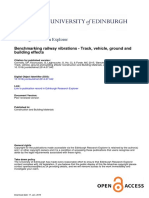 Benchmarking Railway Vibrations Track Vehicle Ground