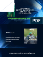 Modulo I Conciencia y Etica QX Desinfeccion y Esterilizacion Anestesia PDF