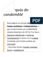 Hierarquia Do Candomblé