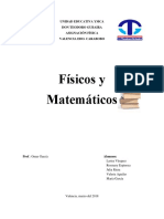 Biografias de Fisica y Matematica