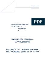 Manual de App Blocksite - Pronabec