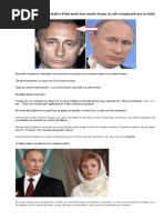 El Verdadero Putin Murió Hace Mucho Tiempo