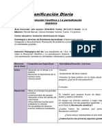 Planificaci Ón Diaria de 1.ero de La Revolución Neolítica y La Periodización Históricade Ciencia Sociales