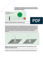 Figure 1. Spherical Aberration in A Planoconvex Lens