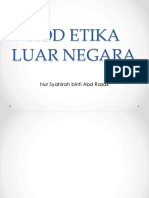 Kod Etika Luar Negara