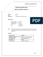 Maleic Anhydride SDS