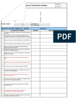 Checklist Auditoria Interna