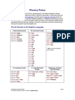 Phonics Primer: The 44 Sounds in The English Language