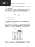 Resistividad y Conductividad