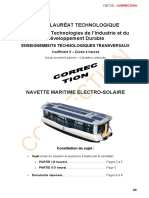 BACCALAURÉAT TECHNOLOGIQUE Sciences Et Technologies de L Industrie Et Du Développement Durable NAVETTE MARITIME ELECTRO-SOLAIRE PDF