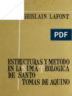 Estructuras y Metodo en La Suma Teologica de Santo Tomas de Aquino - Ghislain Lafont PDF