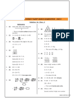 NSTSE Class 3 Solutions 2015