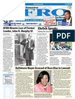 Baltimore Afro-American Newspaper, October 23, 2010