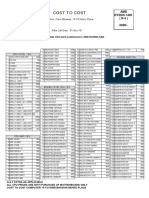 Mutation Price List