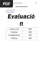 Evaluacion de Tecnologías Móviles