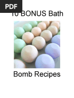 15 Bonus Bath Bomb Recipes!