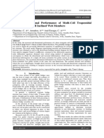 Torsional-Distortional Performance of Multi-Cell Trapezoidal Box Girder With All Inclined Web Members