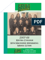 2007 Synchronized Swimming Media Guide