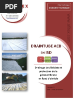 2012-04-Dossier Technique Draintube Acb Remplacementcouchesupport