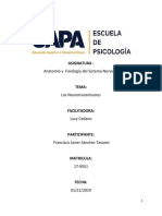 Tarea II Uapa Aspectos Generales de Los Neurotransmisores.