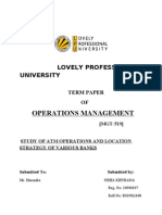 Operations Management: Lovely Professional University