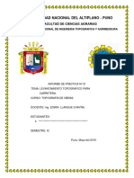 Informe de Levantamiento Topográfico