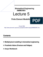 Lecture - Finite Element Modelling Biomechanics