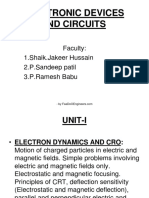 Electronic Devices and Circuits: Faculty: 1.shaik - Jakeer Hussain 2.P.Sandeep Patil 3.P.Ramesh Babu