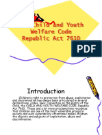 The Child and Youth Welfare Code RA7610