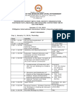 Draft Program - Federalism Summit With CSO Partners 121918