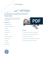 Digitalflow Xmt868I: Panametrics Liquid Flow Ultrasonic Transmitter