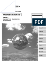 Operation Manual: Models Fvxs25Fv1B Fvxs50Fv1B Fvxs35Fv1B