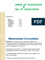 Memorandum of Association