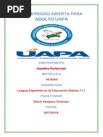 Tarea 4, de Lengua Española en La Educacion Basica 3