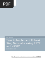 How To Implement Robust Ring Networks Using RSTP and ERSTP