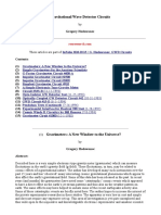 Gravity Wave Detectors by Gregory Hodowanec