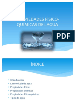 Agua Propiedades Físico-Químicas