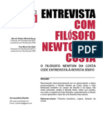 Entrevista Com Filósofo Newton Da Costa