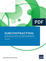 Adb Sub-Contracting System