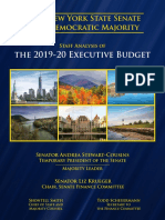 Staff Analysis of The FY2020 Executive Budget - The Blue Book