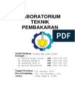 Laporan Praktikum Teknik Pembakaran Flash Fire Point PDF