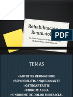 Rehabilitación en Reumatología