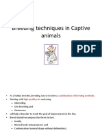 Breeding Techniques in Captive Animals