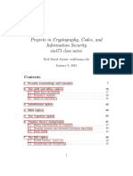 Sm473 Crypto Lecture Notes