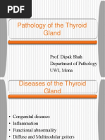 Pathology of The Thyroid Gland: Prof. Dipak Shah Department of Pathology UWI, Mona